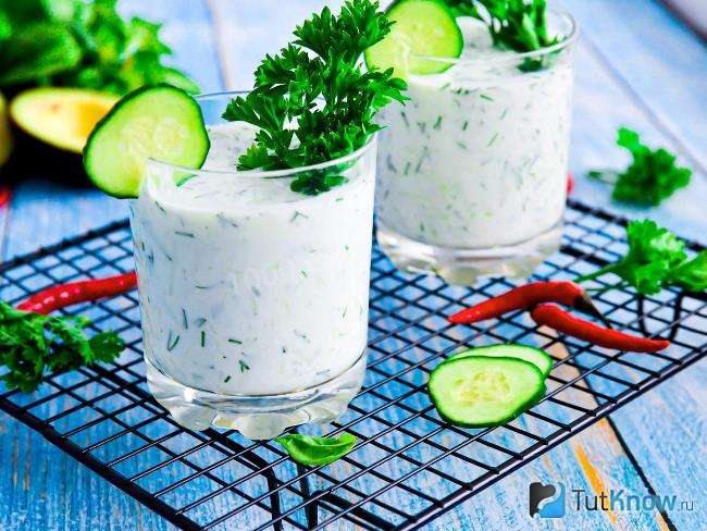 Кефир с овощами для похудения