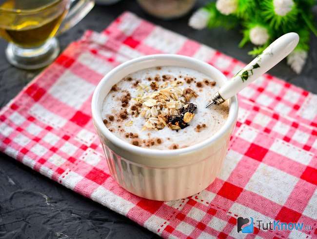 Кефир с овсянкой и отрубями для похудения