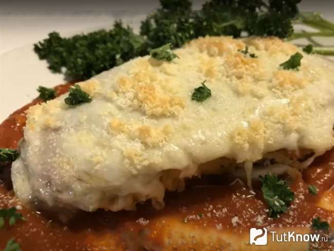 Курица с пармезаном