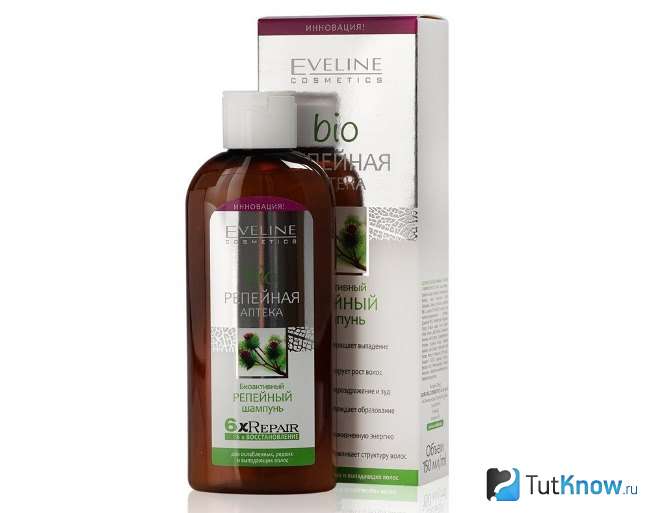 Eveline Cosmetics Биоактивный Репейный шампунь от выпадения волос