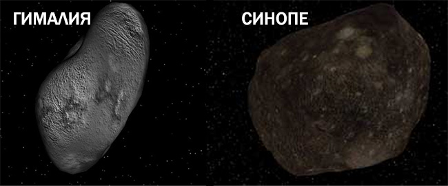 Спутник Юпитера Гималия и Синопе