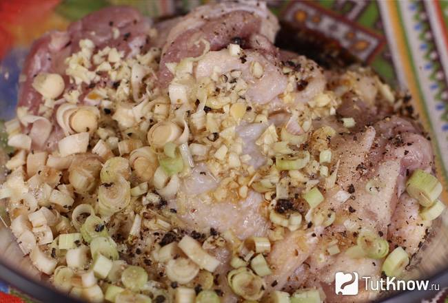 Маринад курицы с соевым соусом и лемонграссом