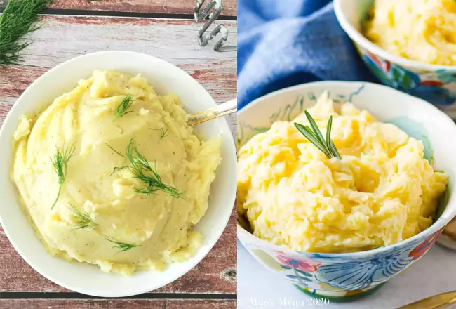 Рецепт картофельного пюре без масла