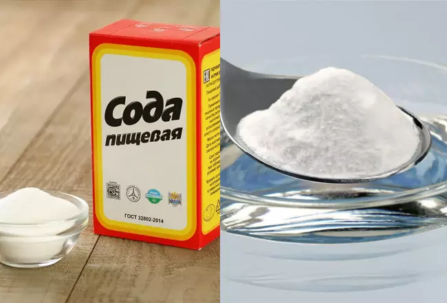 ЛПищевая сода от запаха рыбы на руках
