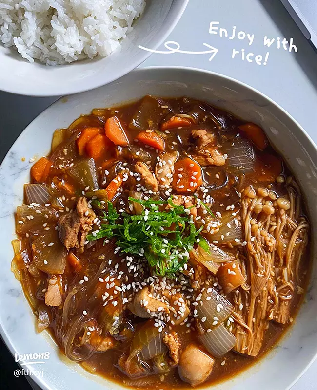 Чимдак - курица с овощами и лапшой по-корейски