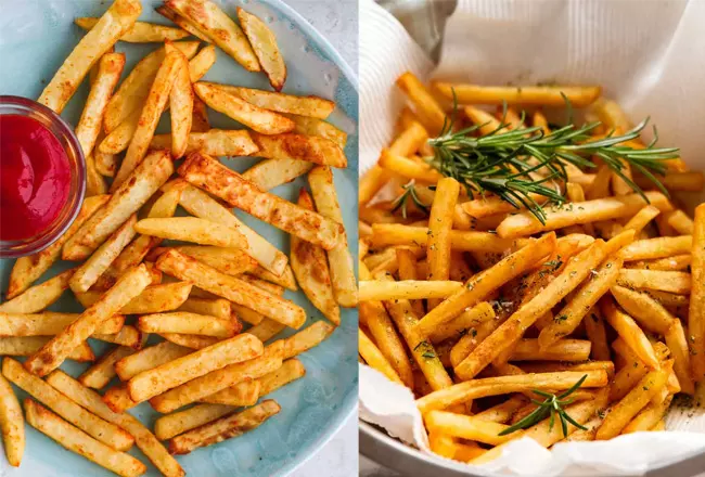 Картофель фри с румяной корочкой и специями