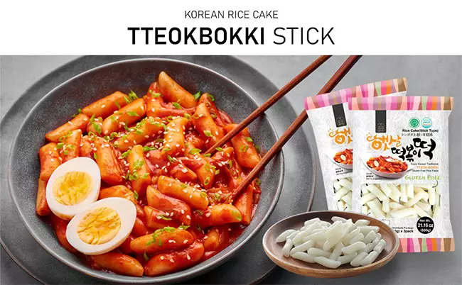Корейские рисовые палочки для Токпокки