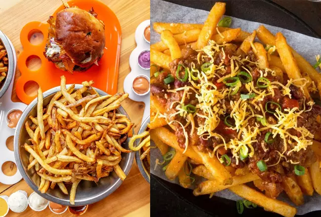 Подача картофеля фри