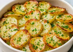 Картошка по-итальянски с сыром и специями