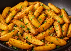 Вкусная картошка по-селянски на сковороде: простой рецепт