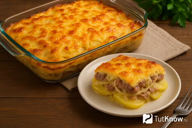 Рецепт картошкаи по-французски с мясом