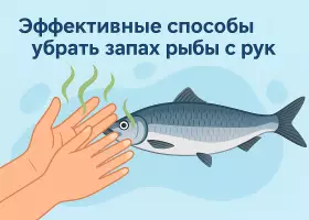 Эффективные способы убрать запах рыбы с рук