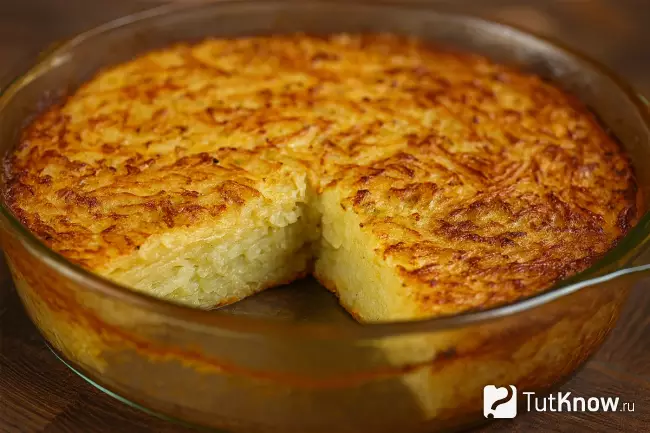 Рецепт картофельной бабки по-белорусски