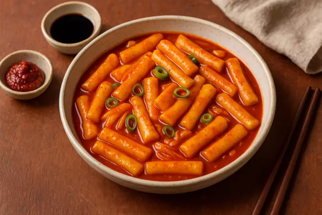 Корейский рецепт Токпокки (Tteokbokki)