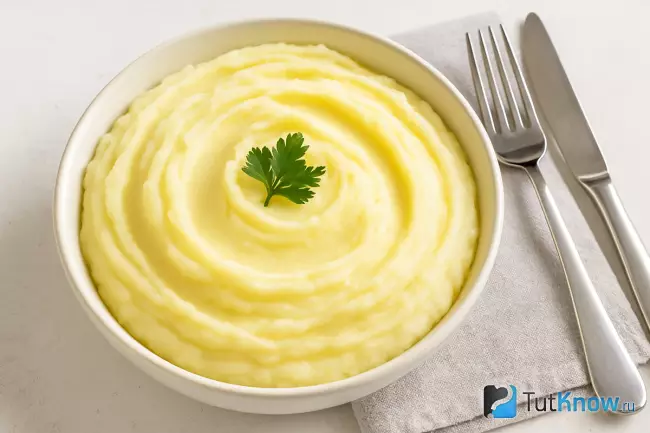 Рецепт картофельного пюре с молоком и маслом