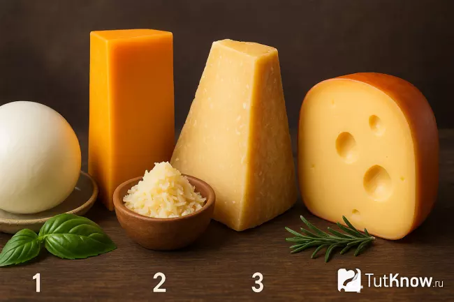 Сыры для картофельных котлет моцарелла, чеддер, пармезан, гауда