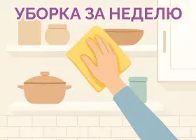Эффективная уборка дома за неделю