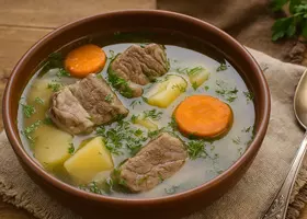 Бухлер: традиционный бурятский суп с мясом и картофелем