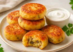 Картофельные котлеты с грибами - вкусный рецепт