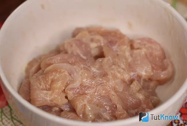 Шаг 2 маринование - бархатная курица