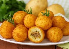 Картофельные крокеты с грибами: вкус ресторана у вас дома