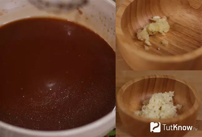 Шаг 3 коричневый соевый соус для шелковой курицы