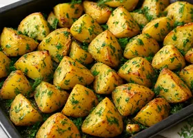 Картофель по-армянски с зеленью - простой рецепт