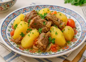 Картофель с бараниной по-дагестански