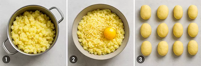 Пошаговый рецепт картофельных крокетов с сыром