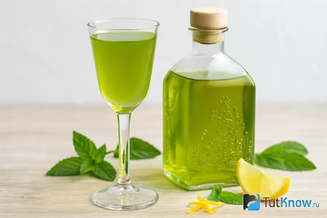 Рецепт мятного ликёра на водке