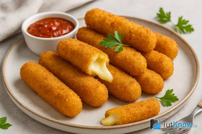Рецепт вкусных картофельных палочек с сыром