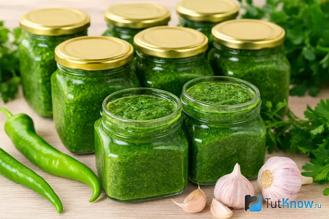 Рецепт зеленой аджики
