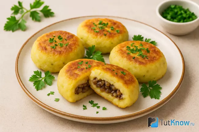 Рецепт картофельных зраз с грибами