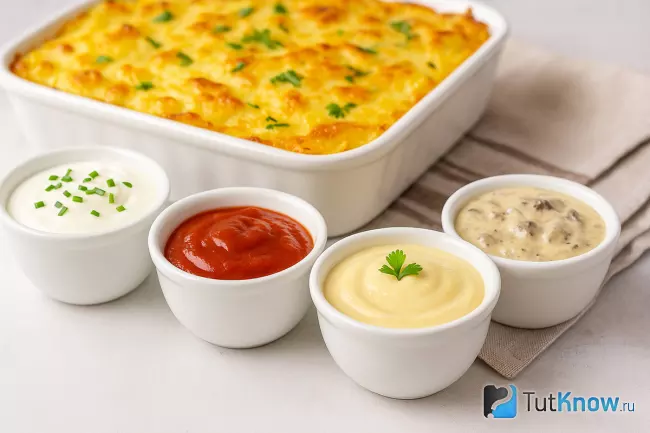 Соусы для картофельной запеканки