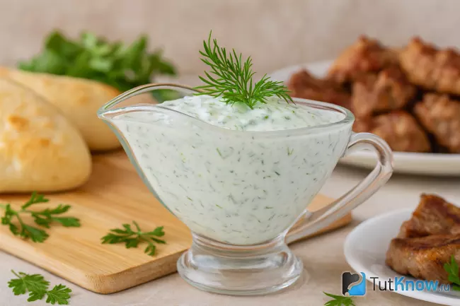 Рецепт соуса цахтон - класика без орехов