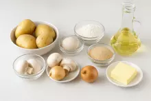 Ингредиенты для картофельных крокетов
