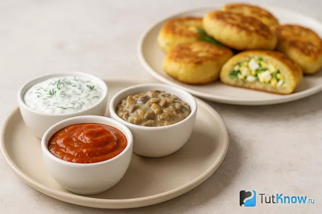 Соусы для картофельных зраз с яйцом и луком