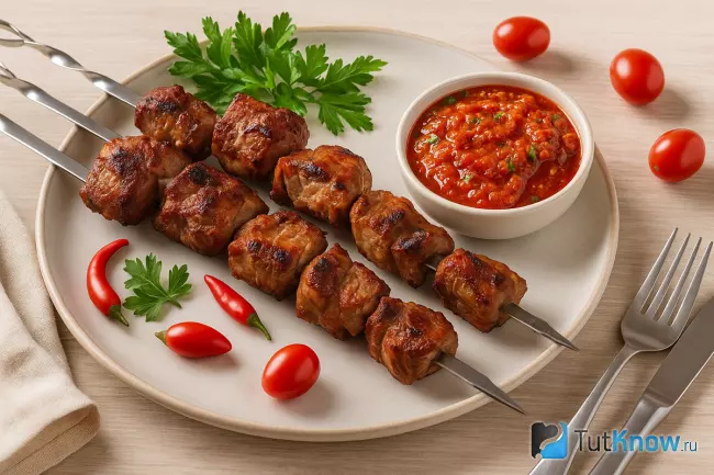 Аджика «Кобра» с шашлыком