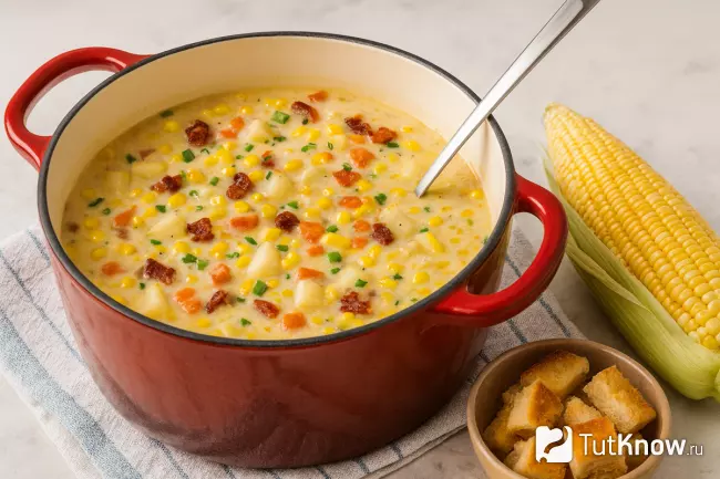 Классический кукурузный чаудер