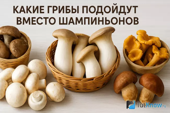 Виды грибов для крем-супа