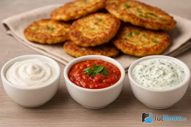 3 рецепта соусов для картофельных лепешек