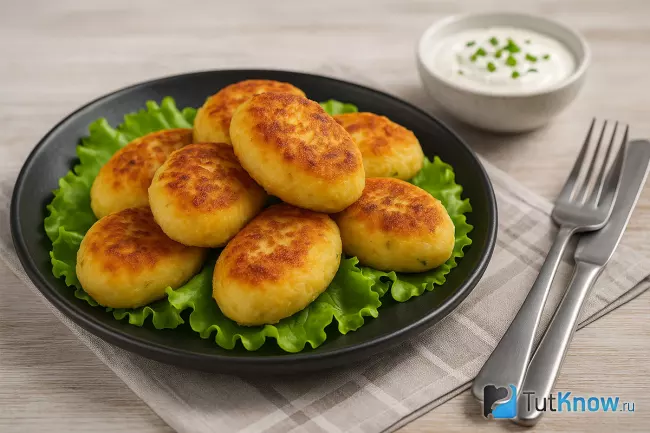 Картофельные зразы с яйцом и луком