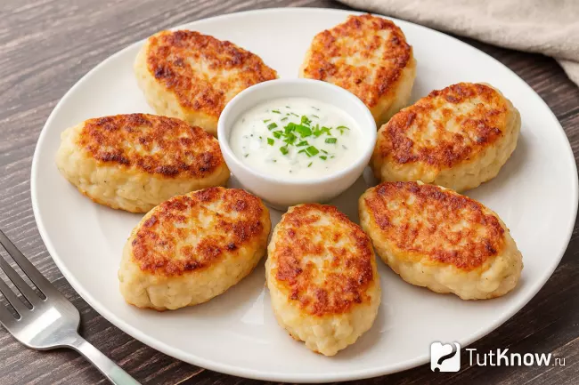 Рецепт картофельных котлет с рыбой