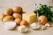 Ингредиенты для картофельной запеканки