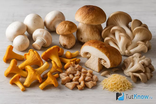Лучшие грибы для картофельной запеканки