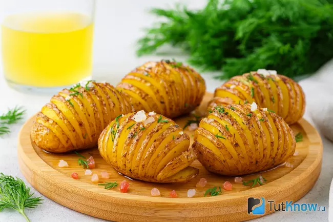 Рецепт картофеля гармошкой по-шведски