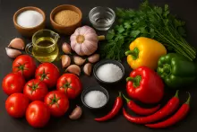 Ингредиенты для аджики Кобра