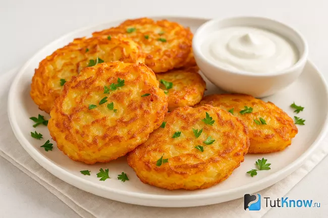 Рецепт картофельных лепешек на сковороде