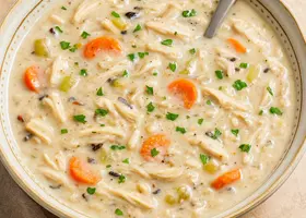 Куриный суп с диким рисом