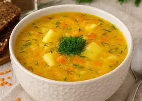 Овощной суп с чечевицей без мяса - вкусно и просто